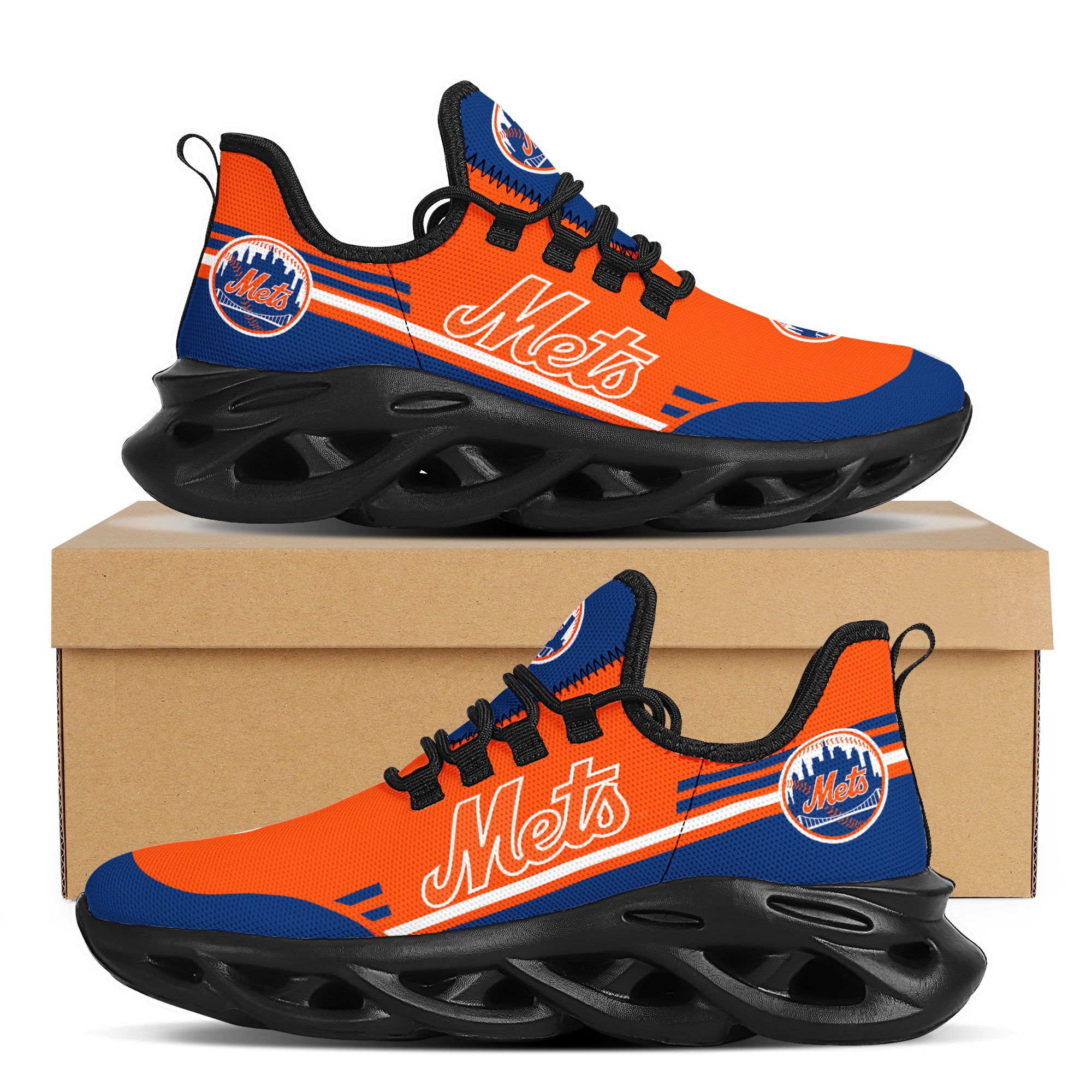 Women's New York Mets Flex Control Sneakers 006